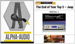 Alpha-Audio's Top Five for 2020