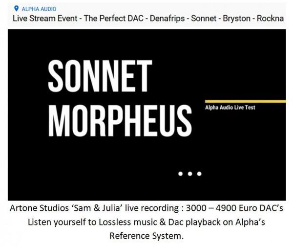 Alpha Morpheous 4 Dac test